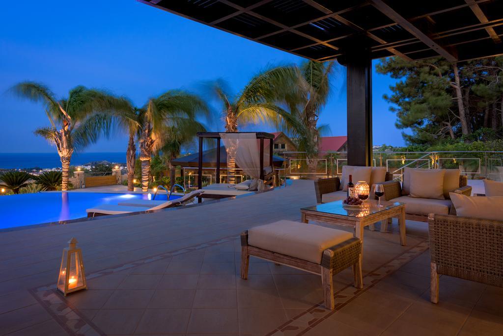 Quinn Hill Luxury Villa Rhodos Eksteriør billede