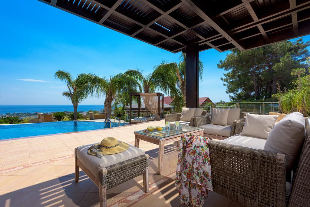 Quinn Hill Luxury Villa Rhodos Eksteriør billede