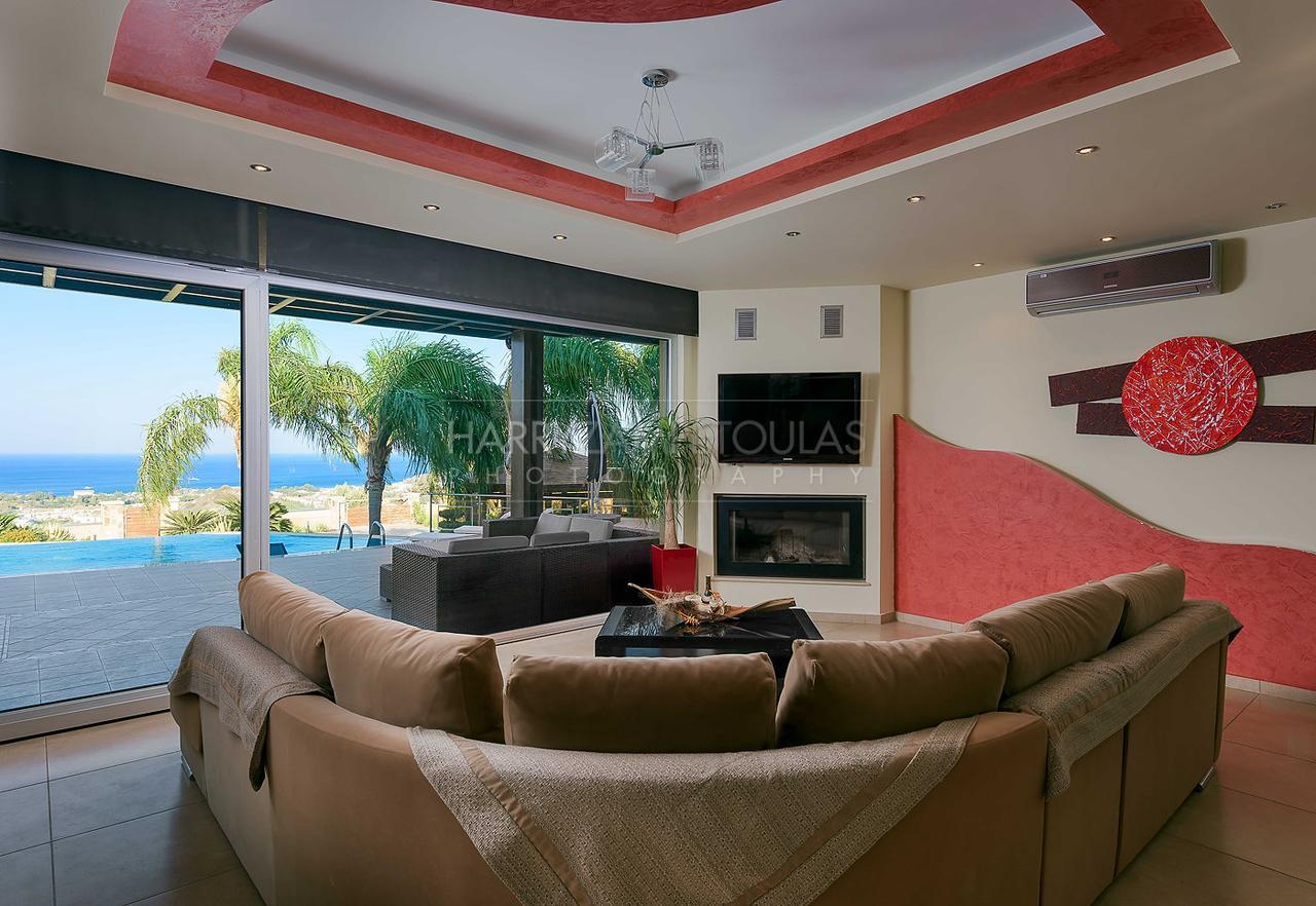 Quinn Hill Luxury Villa Rhodos Eksteriør billede